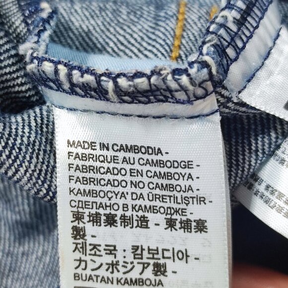 Levis Trucker Jacket men's size S indigo blue colour classic style - Picture 6 of 12